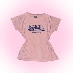 Amsterdam Pink baby tee